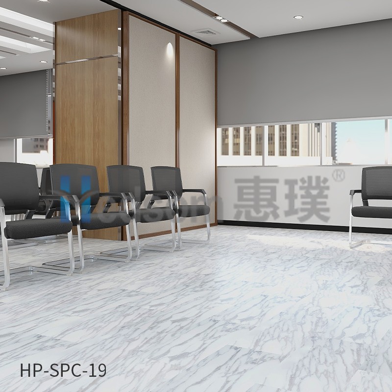 HP-SPC-19 惠璞石塑石材鎖扣地板溫馨舒適防潮放水防滑